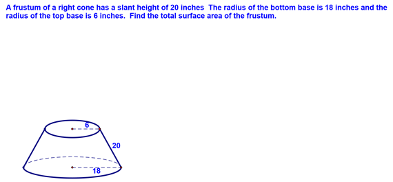 Frustum Example Step 1